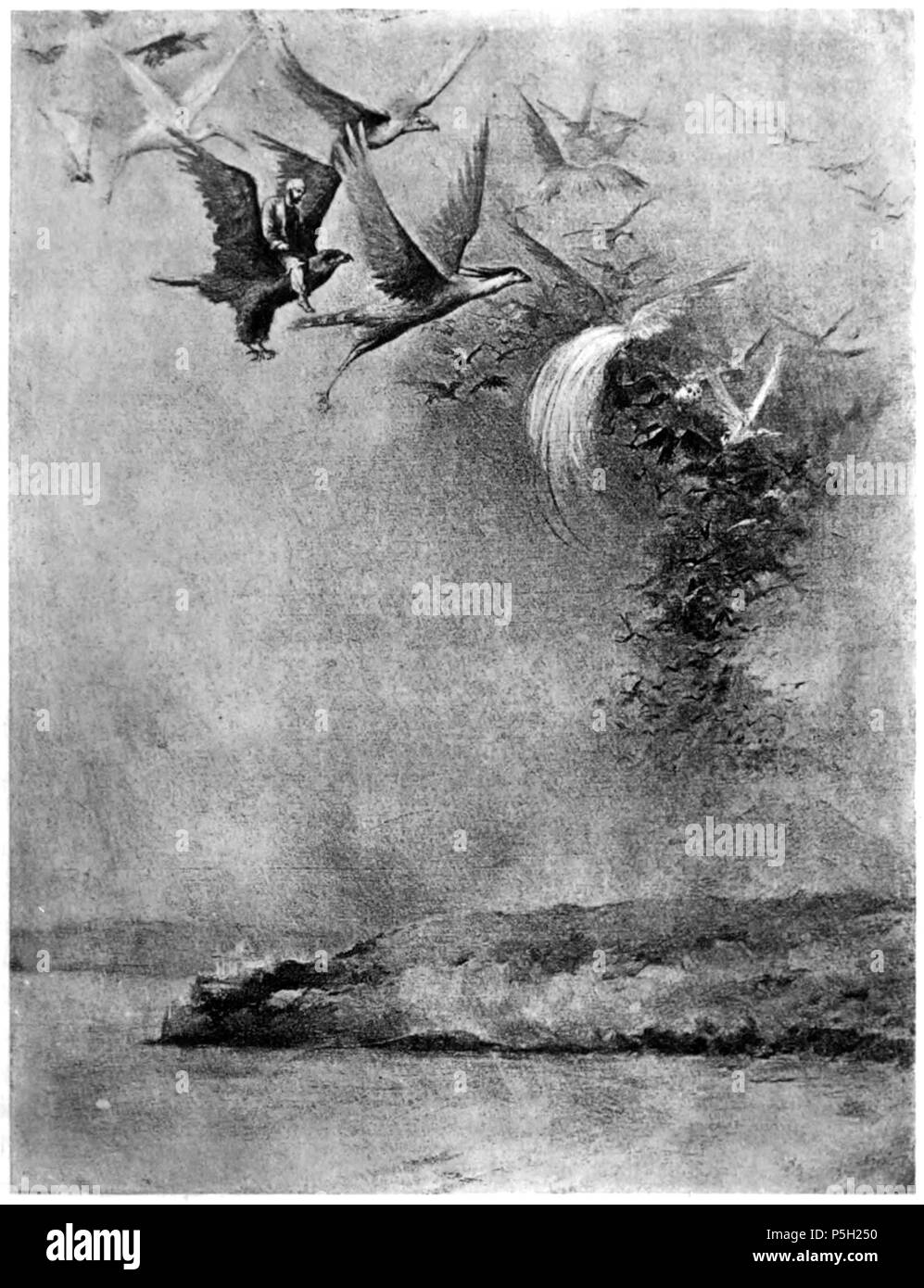 N/A. Englisch: Illustration aus "Das Buch der Tausend Nächten und einer Nacht'. 1901. Unbekannt 13 1001 NightsPayne v5 p247 Stockfoto