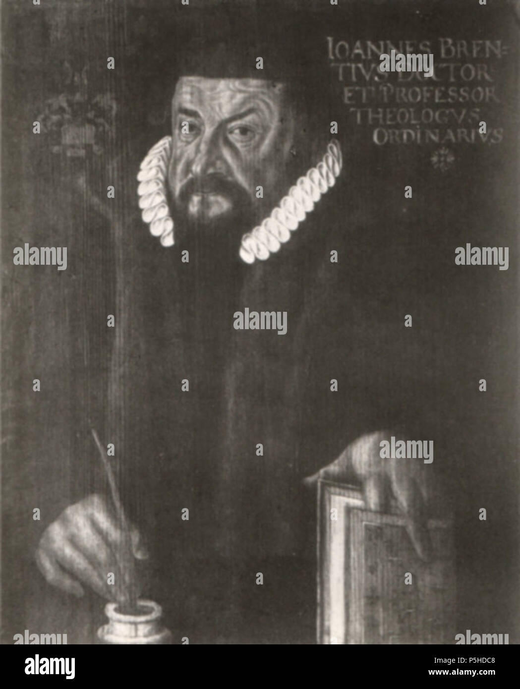N/A. Johannes Brenz. 1590. Anton Ramsler (1560 - 1607) Beschreibung Deutsche Maler und Zeichner Geburtsdatum / Tod kurz/kurz nach 1560 vom 11. März 1607 Ort der Geburt / Todes Straubing Tübingen Arbeit Zeitraum 1586-1607 Arbeit Standort Tübingen Authority control: Q 15432020 RKD: 474923 (fälschlicherweise eine Zeit lang Heinrich Leibnitz zugeschrieben) 46 ein Ramsler - Johannes Brenz 1590 Stockfoto