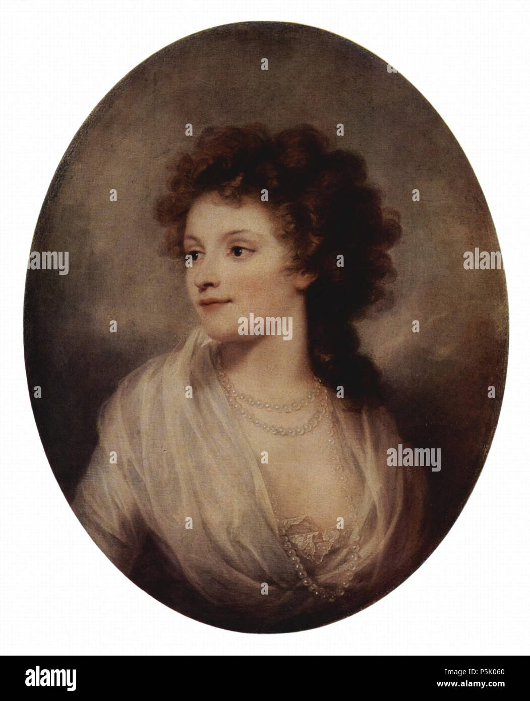 Porträt der Charlotte Sophie Mannteufel 1793. N/A26 Josef Grassi001 Stockfoto