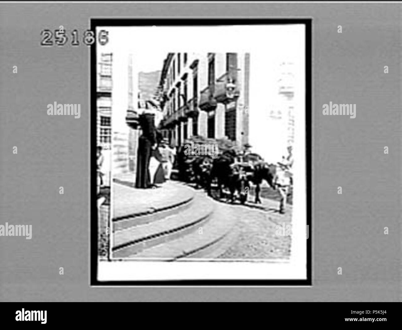 N/A. Português: eine Straßenszene in Madeira. 2297 Interpositivs anscheinend am Largo de São Pedro, Funchal (vorbehaltlich Bestätigung) Enthalten in: Underwood & Underwood Glas stereograph Collection, 1895-1921 Phy. Beschreibung: 1 Stück, 4'x5' Medium: Silber Gelatine auf Glas. Digitale Bezug: Bild Allgemeiner Hinweis: Derzeit in Box 3.2.45 [66], [74] Form/Genre bewegt: Fotografien -- 1900-1910-- Interpositives -- Glas. Repository Loc: Smithsonian Institution, National Museum der Amerikanischen Geschichte: Archiv entfernt. Postfach37012, Suite 1100, MRC601, Verfassung Ave., zwischen dem 1. Stockfoto