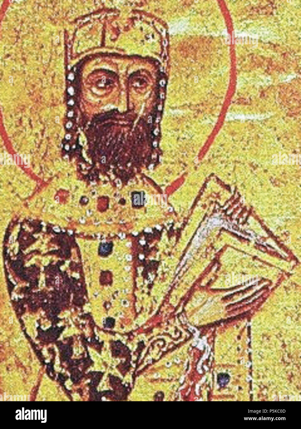 N/A. Miniatur des Byzantinischen Kaisers w: Alexios komnenos ich. Vor 1300. Unbekannt 83 Alexios Komnenos ICH TFA Stockfoto