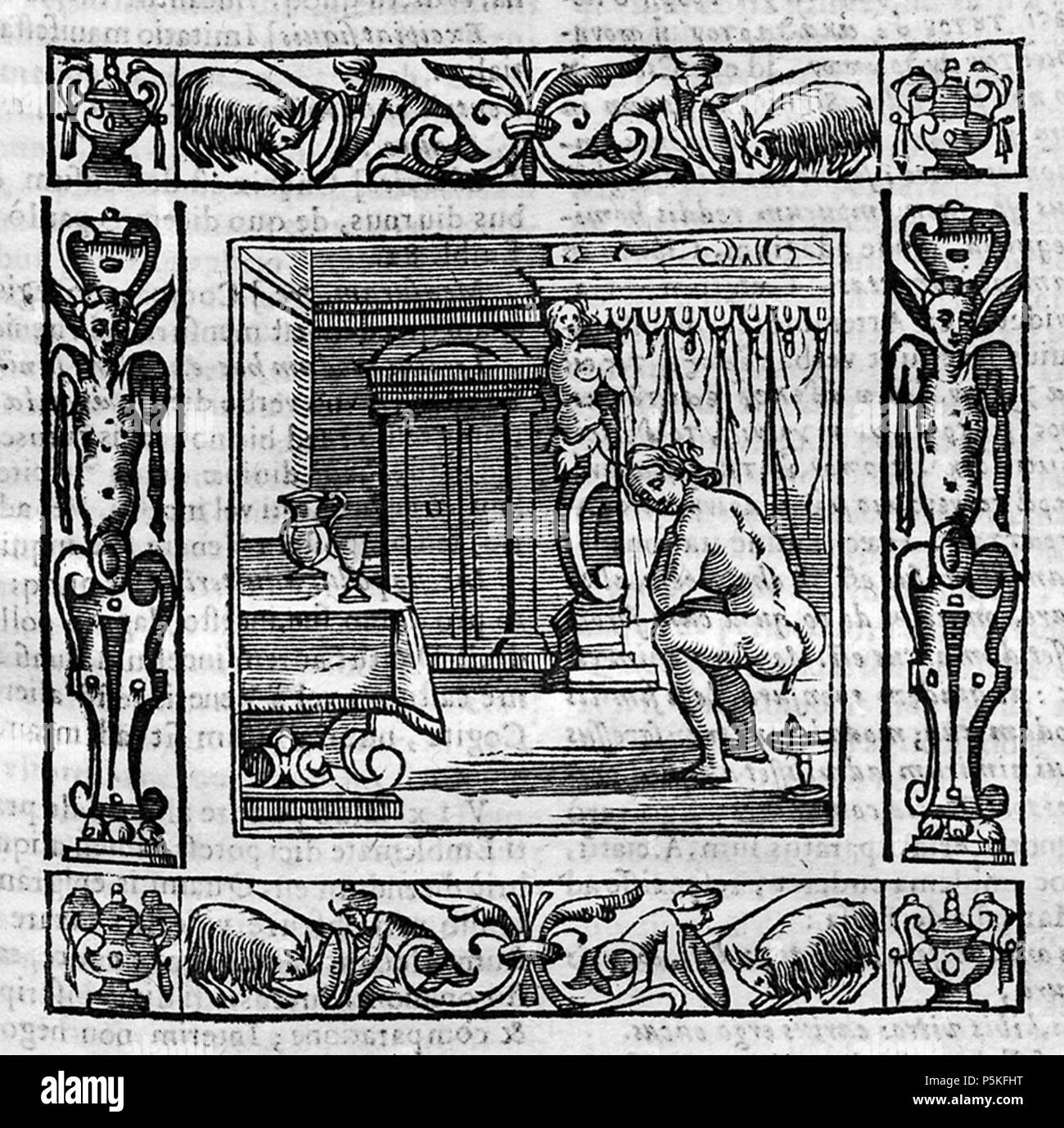N/A. English: Emblem LXXX: Adversus naturam peccantes. 1531. Andreas Alciatus 77 Alciato Adversus - Naturam - peccantes Stockfoto