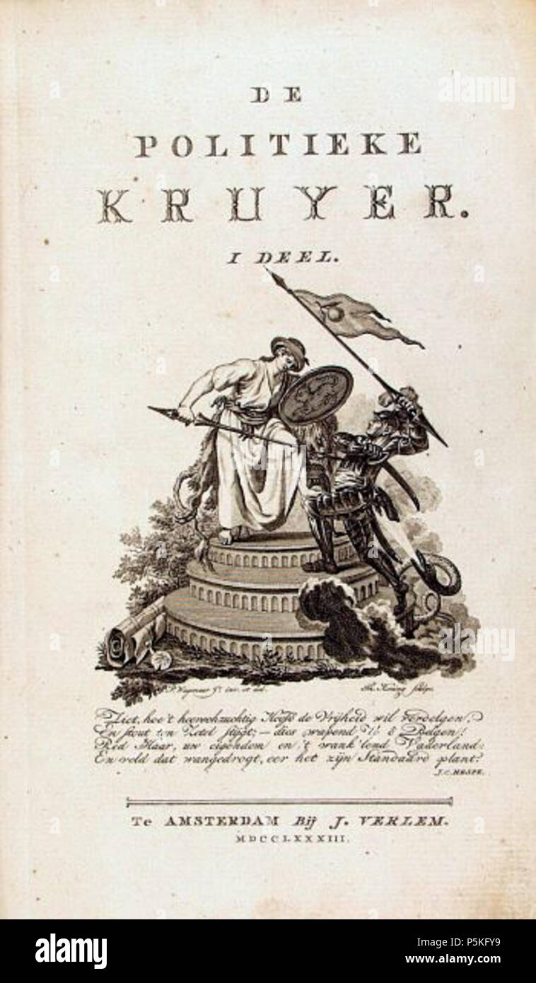 N/A. Nederlands: De Nederlandse Patriotten (1783). 1783. Die ursprünglichen Uploader wurde Kobuel auf Niederländisch. 425 De Nederlandse Patriotten Stockfoto