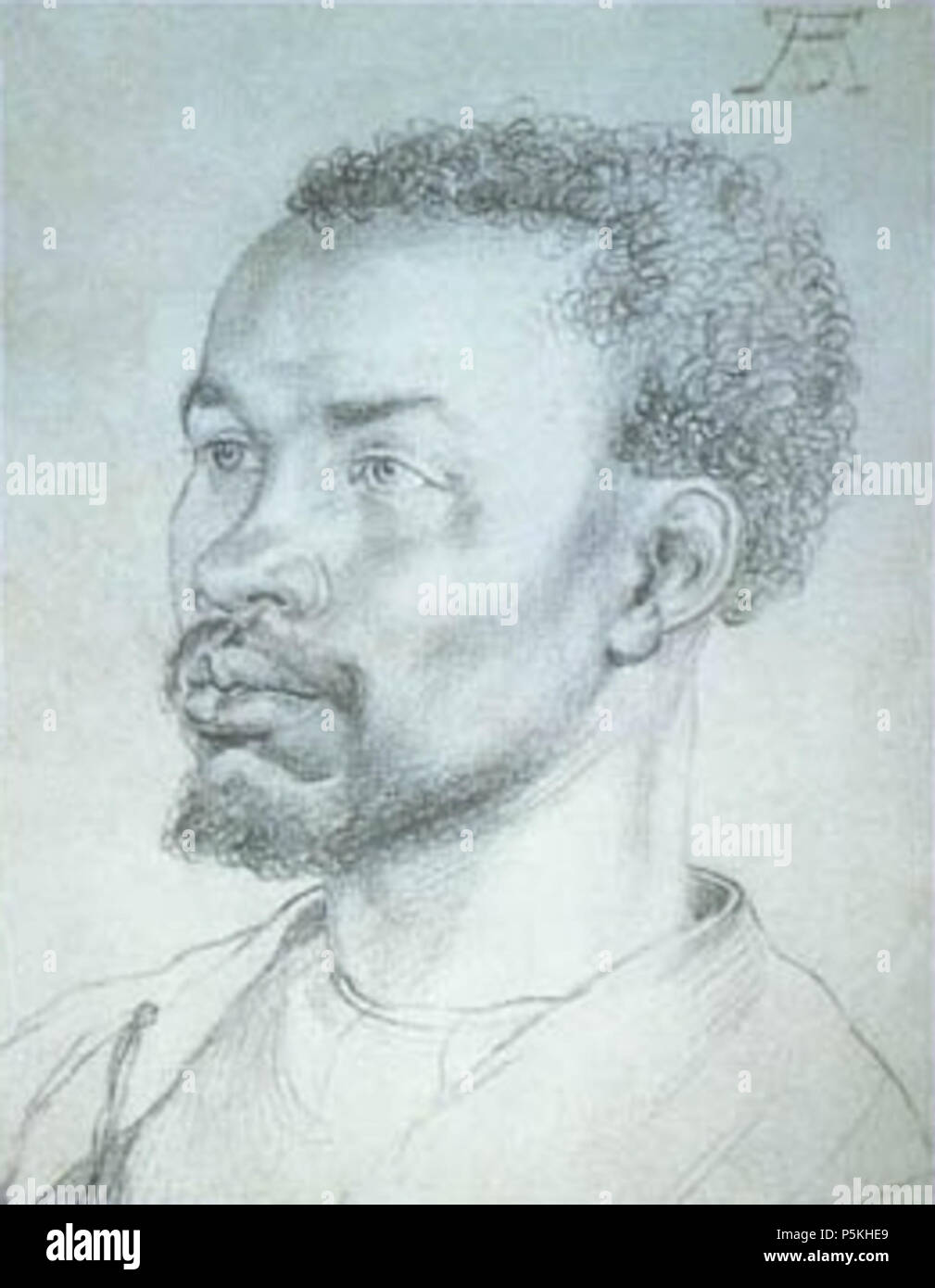 N/A. Englisch: Porträt eines afrikanischen Mann, von Albrecht Dürer, 1508. Ursprünglich aus der Graphischen Sammlung Albertina, Wien. Es ist nicht ein Bild von Cadamosto, sondern vielmehr ein Bild verwendet, die von einem französischen Ausgabe 2003 Der cadamosto's Reisen zu veranschaulichen en Afrique Noire (Frédérique Verrier, Editor), Paris: Chandeigne, und wird manchmal fälschlicherweise als eine Darstellung von cadamosto zu sein. 1508. Albrecht Dürer (1471 - 1528) Alternative Namen Albrecht Dürer Beschreibung deutscher Maler, Grafiker, Mathematiker, Strahler, kupferstich Graveur und Schublade Datum der Geburt / Tod 21. Mai 1471 6A Stockfoto