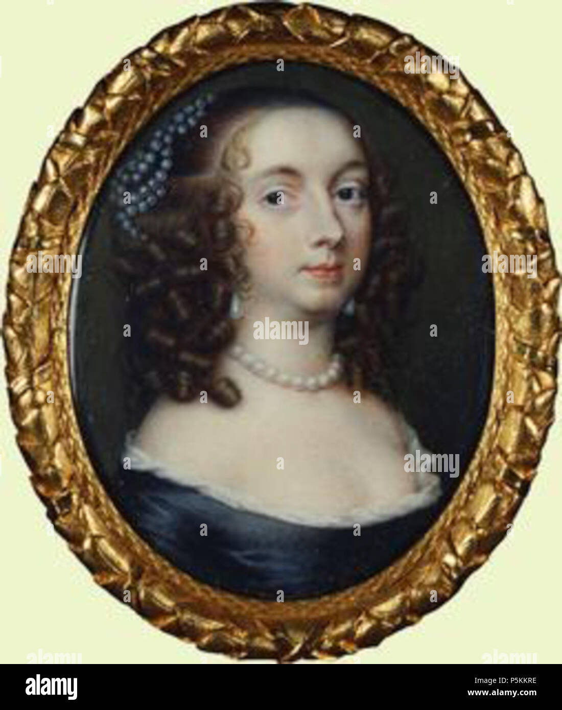 N/A. Englisch: Hon. Anne de Vere war im Jahre 1618 in den Niederlanden geboren. Sie war die Tochter von Horatio de Vere, im 1. und letzten Baron Vere von Tilbury und Maria, Tracy. Sie heiratete Thomas Fairfax, 3. Herr Fairfax von Cameron, Sohn von Ferdinand Fairfax, 2. Herr Fairfax von Cameron und Lady Mary Sheffield, am 20. Juni 1637. Sie starb am 16. Oktober 1665 An der Nonne Appleton, Bolton Percy, Yorkshire, England. Kind von Hon. Anne de Vere und Thomas Fairfax, 3. Herr Fairfax von Cameron * Hon. Mary Fairfax 1 b. 30. Juli 1638, d. 20 Okt 1704. 30. September 2009. Lisby 105 Anne de Vere, Lady Fairfax Stockfoto
