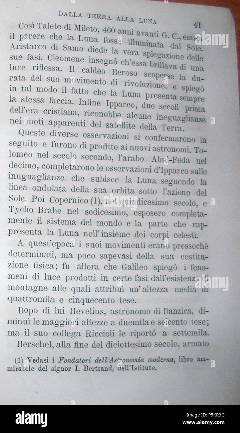 N/A. Foto aus dem Buch "alla Terra Alla Luna', 1880 gedruckt. . Jules Verne (1828 - 1905) Alternative Namen Jules Gabriel Verne Beschreibung französischer Schriftsteller Geburtsdatum / Tod vom 8. Februar 1828 24. März 1905 Ort der Geburt / Todes Nantes Amiens Arbeit Periode 1850-Authority control: Q 33977 VIAF: 76323989 ISNI: 0000 0001 2140 0562 ULAN: 500253402 79064013 LCCN: n NLA: 35580378 WorldCat 406 Dalla Terra alla Luna - 041 Stockfoto