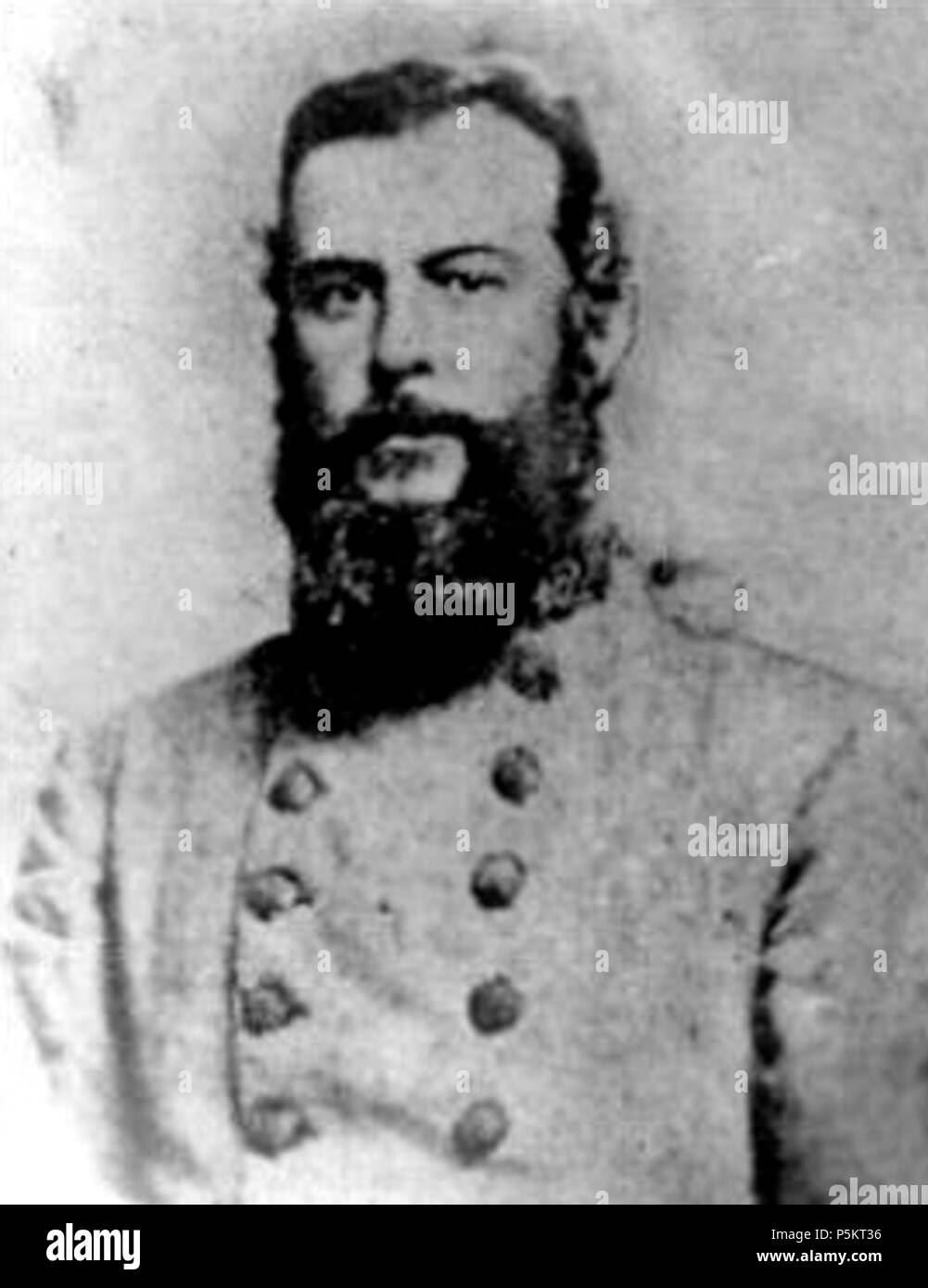 N/A. Portrait du général Alfred Mouton tué lors de la Guerre de Sécession en 1862. Zwischen 1861 und 1865. Unbekannt 83 Alfred Mouton Stockfoto