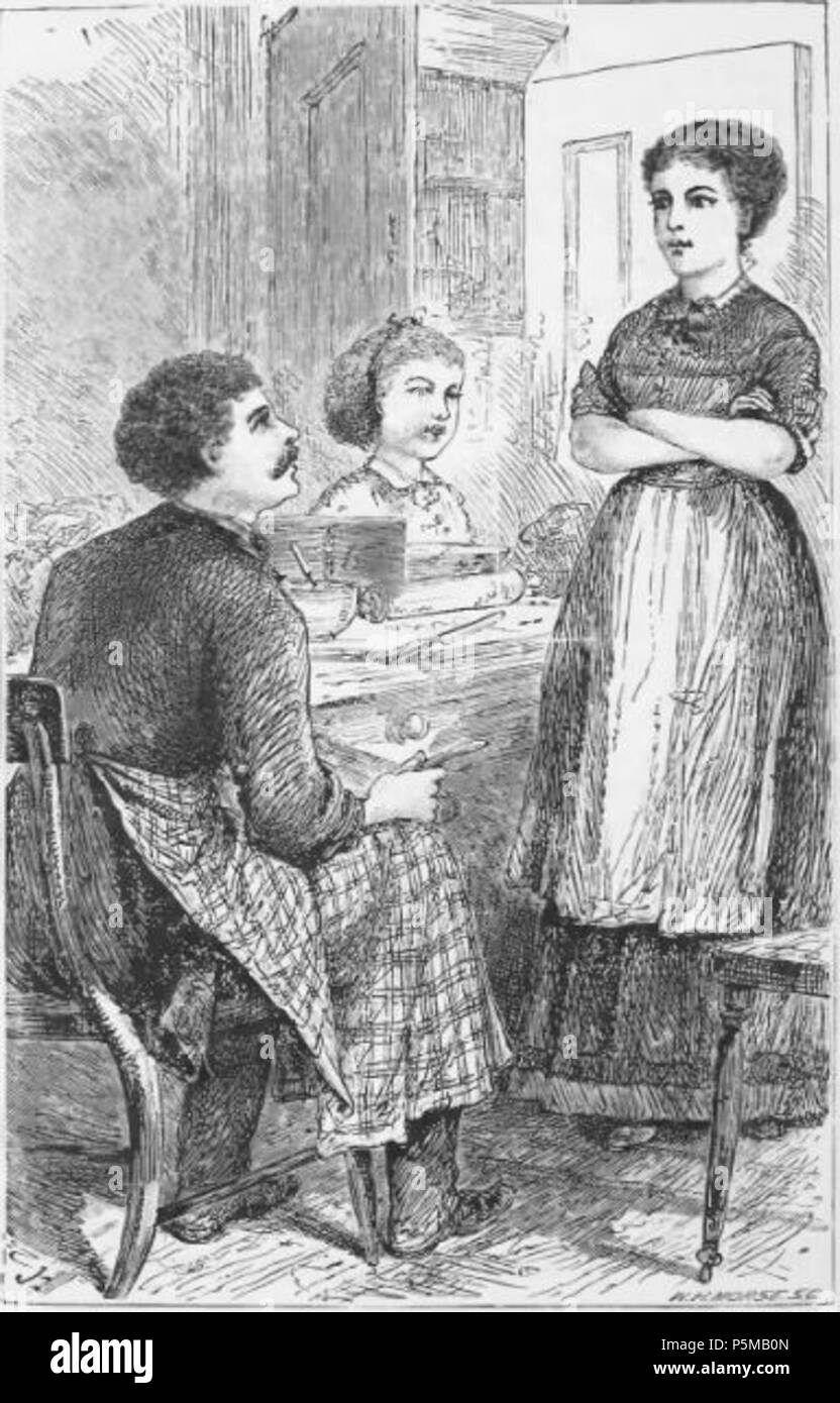 N/A. Englisch: Dies ist das Bild auf Seite 350 in einem ˆ Mädchen angezeigt von Louisa May Alcott. Die Beschriftung für das Bild ist "Sardu: Polly's Predigt. "Leben, meine Brüder, ist wie Pflaume - Kuchen.". 2012-02-16. Gedruckt in Ausgabe 1870.. Unbekannt 97 Ein ˆ Girl (350) Stockfoto