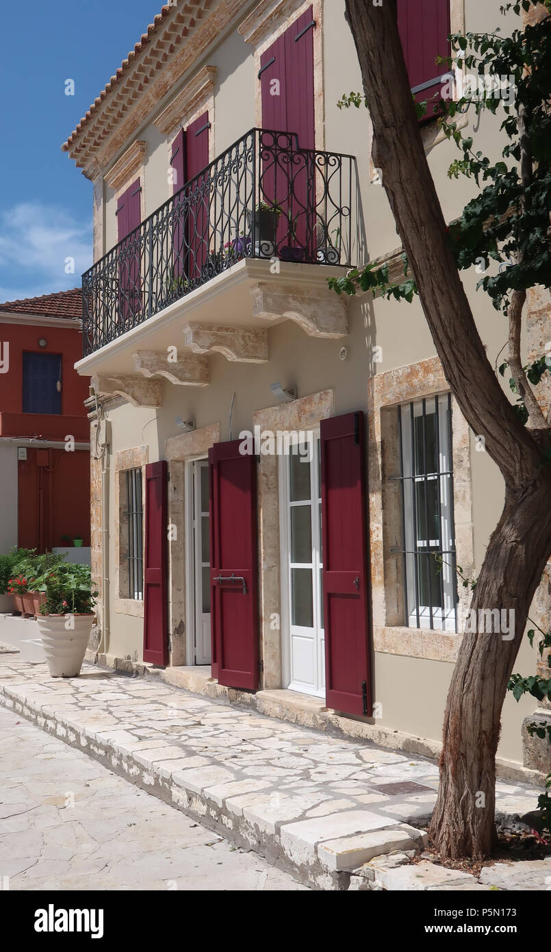 Mediterranes Haus Stockfoto