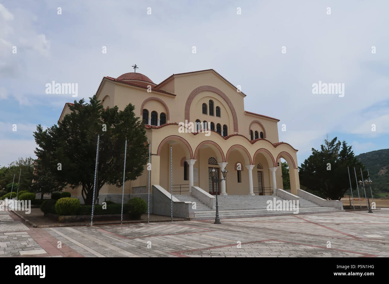 St. Gerasimos Kloster - Kefalonia, Griechenland Stockfoto