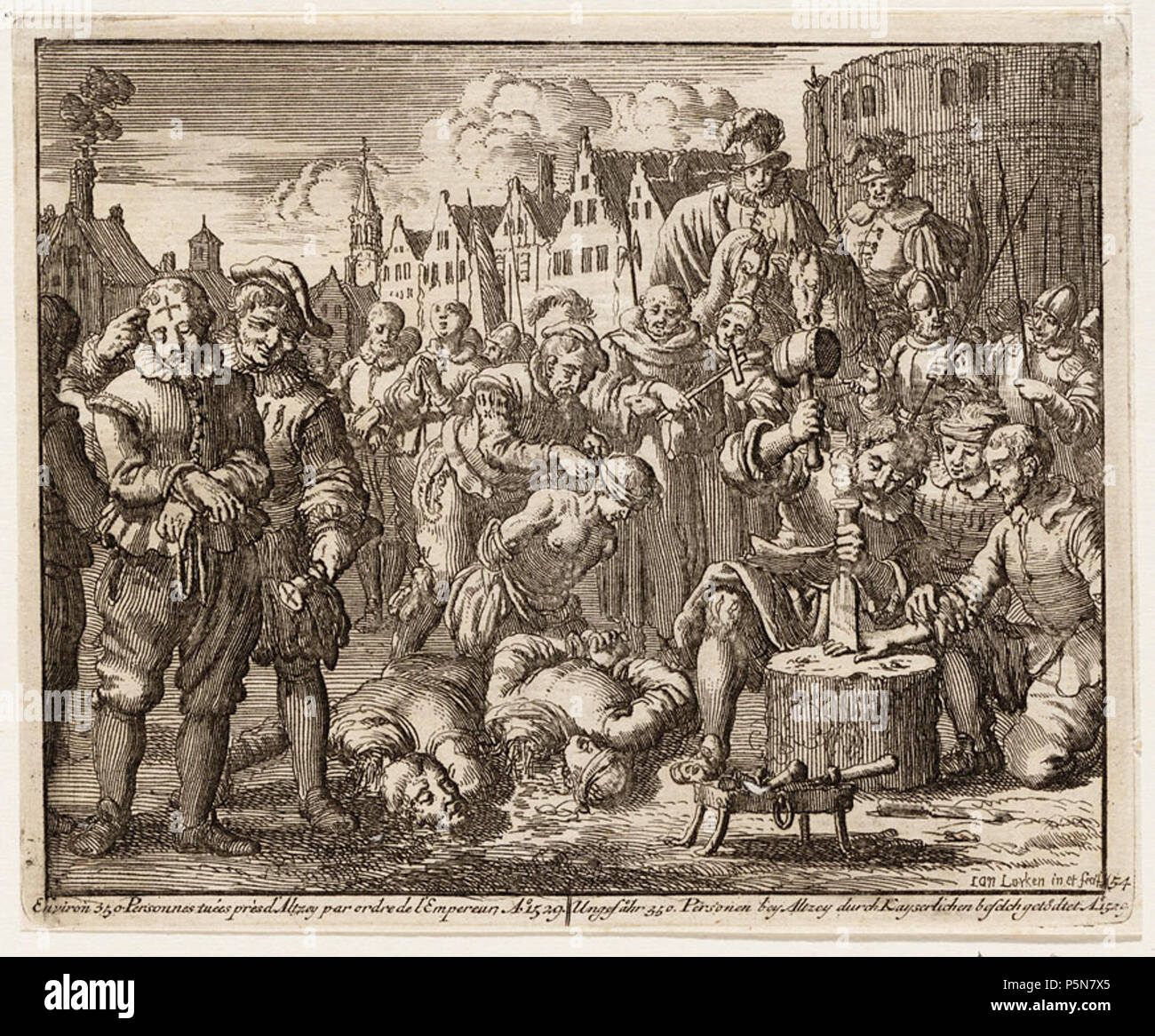 N/A. Englisch: Ausführung von über 350 Personen, Alzey, 1529. 1685. Jan Luyken (1649 - 1712) Beschreibung der Niederländischen Stecher, Dichter, Maler und Schriftsteller Geburtsdatum / Tod 16. April 1649 5. April 1712 Ort der Geburt / Todes Amsterdam Amsterdam arbeiten Zeitraum von ca. 1666 bis 1712 Standort Amsterdam Authority control: Q 87466 VIAF: 9885051 ISNI: 0000 0001 2276 2741 ULAN: 500000444 80063147 LCCN: n NLA: 35315708 WorldCat 538 Ausführung von über 350 Personen, Alzey, 1529 Stockfoto