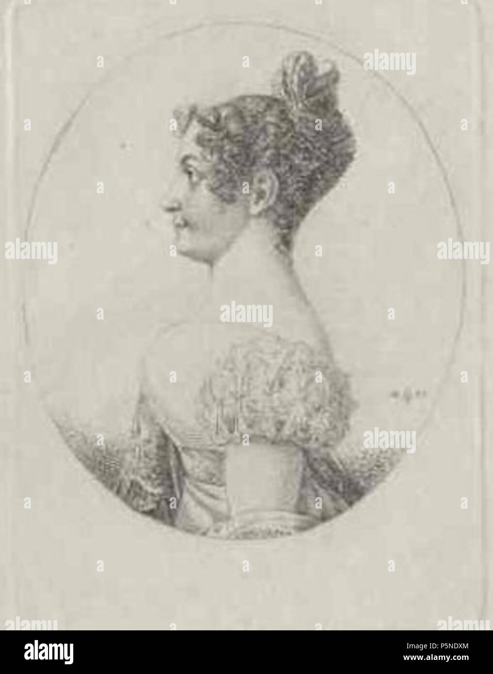 N/A. English: Babette Allram (1794-1872), deutsche Plant und Sängerin. 19. Unbekannt 159 Babette Allram Stockfoto