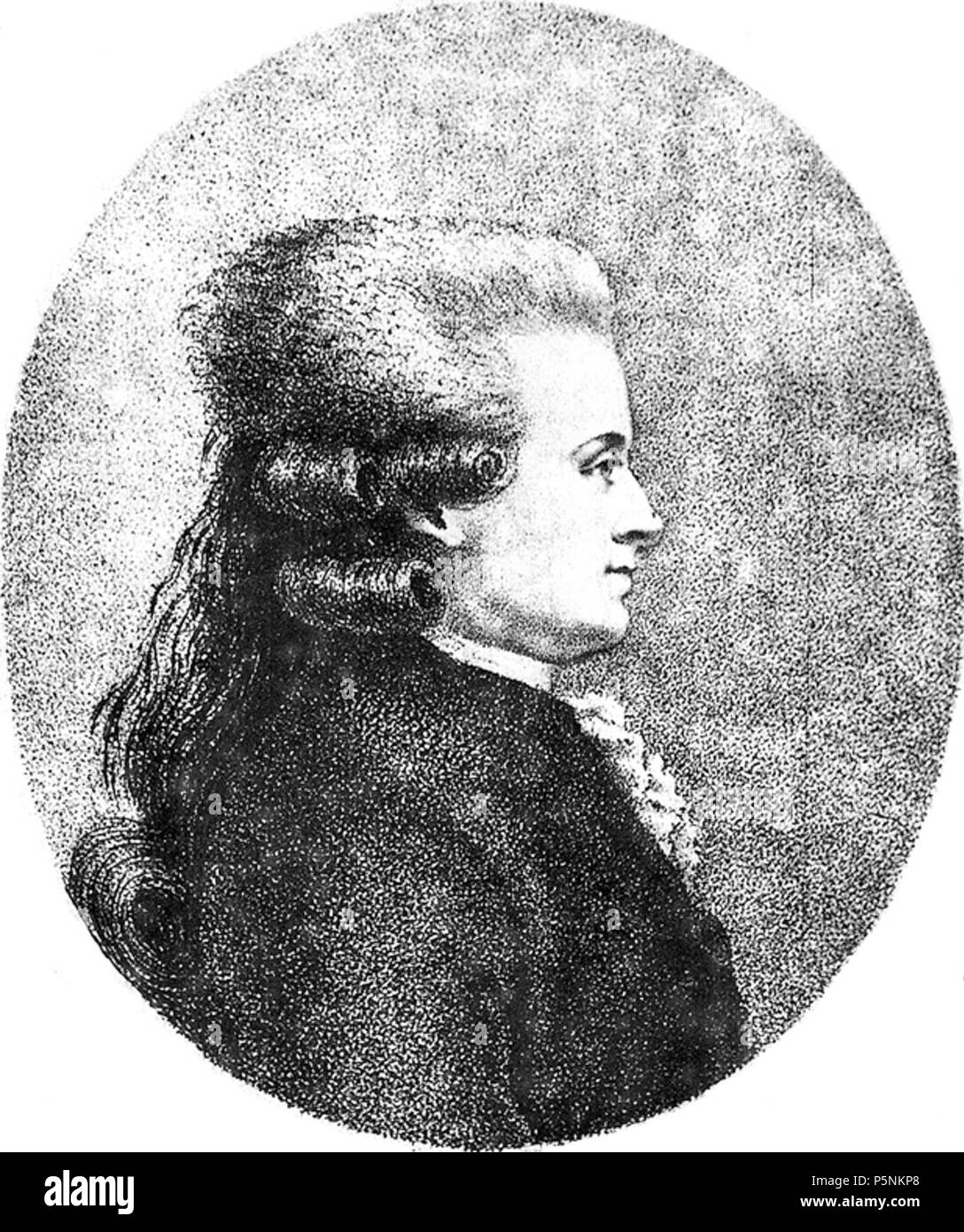 N/A. Portrait gravé de Jean-Jacques Duval d'Eprémesnil (1745-1794), Magistrat et pamphlétaire Français. 1789. Dessiné par Bernard et gravé par Legrand 192 Bernard Legrand Epremesnil Stockfoto
