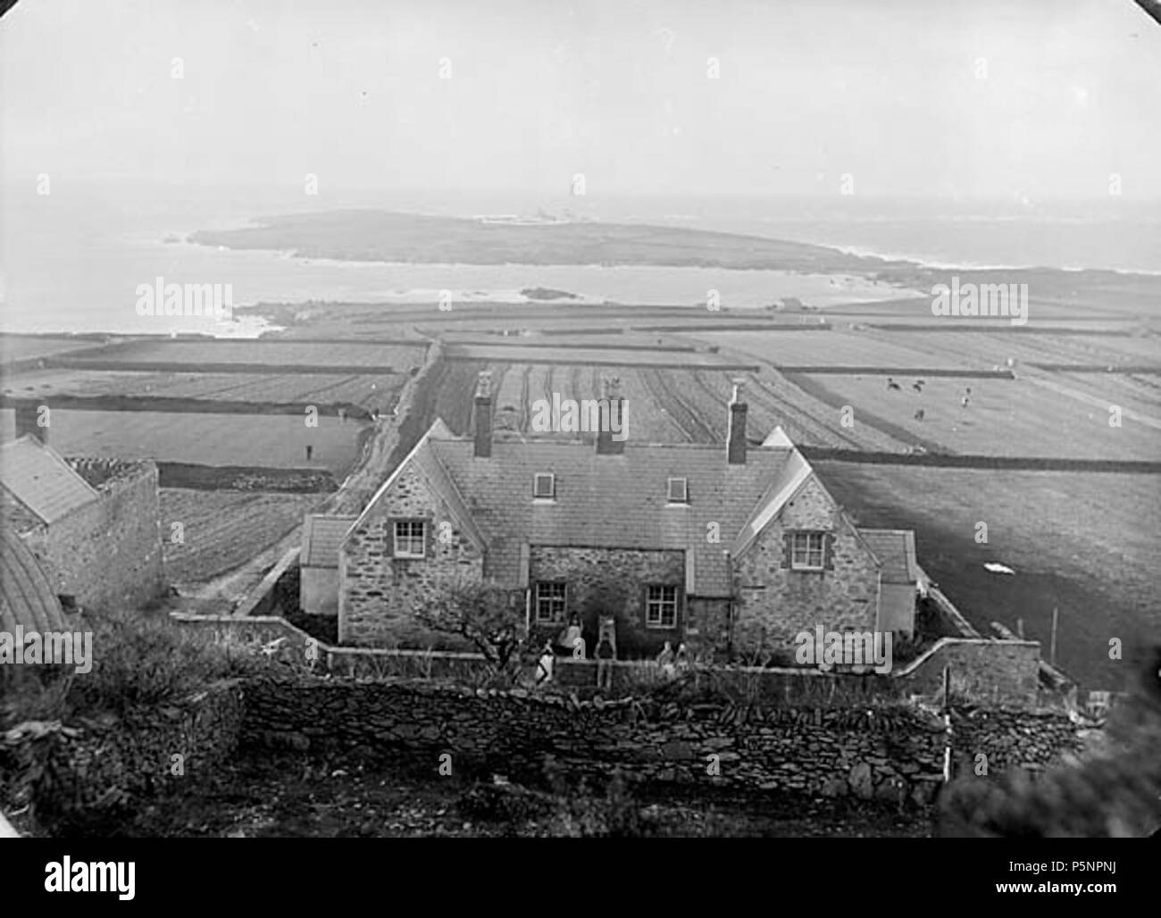 [Bardsey] [Graphic].. 1 Negativ: Glas, trockenen Platte, b&w; 12 x 16,5 cm. ca. 1885. Thomas, John, 170 Bardsey NLW 3363882 Stockfoto