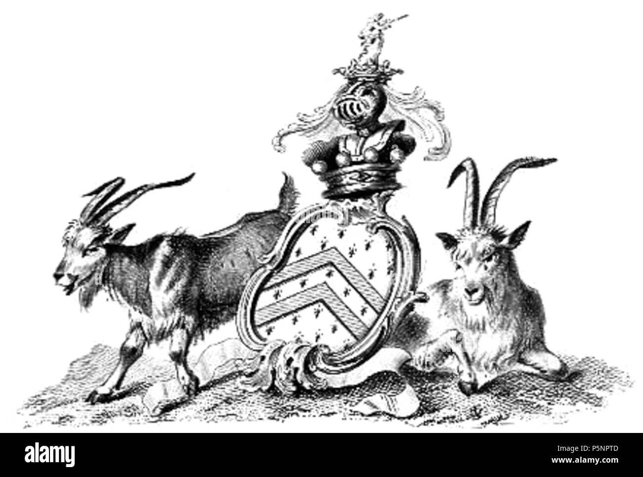 172 Baron Bagot coa Stockfoto