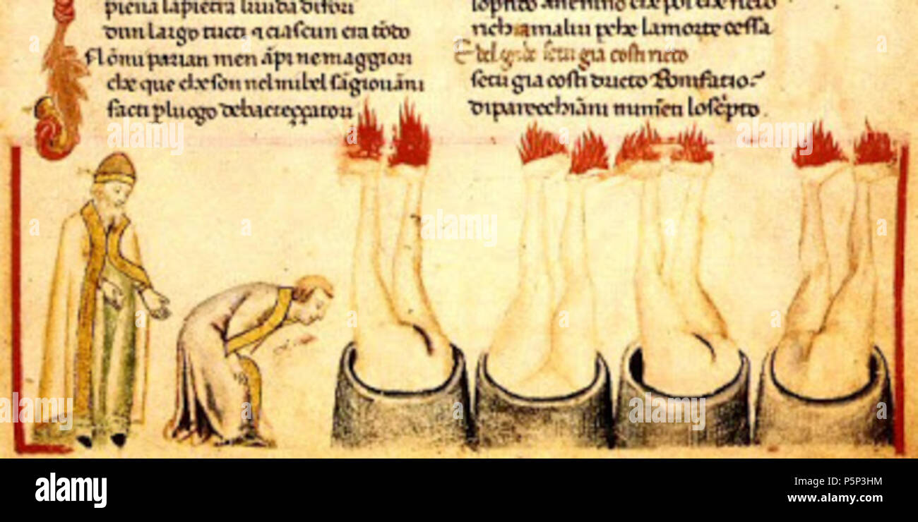N/A. Dante und Vergil in der Hölle von simonists (Divina commedia). ca. 1500. ignote 221 Bonifaci Stockfoto