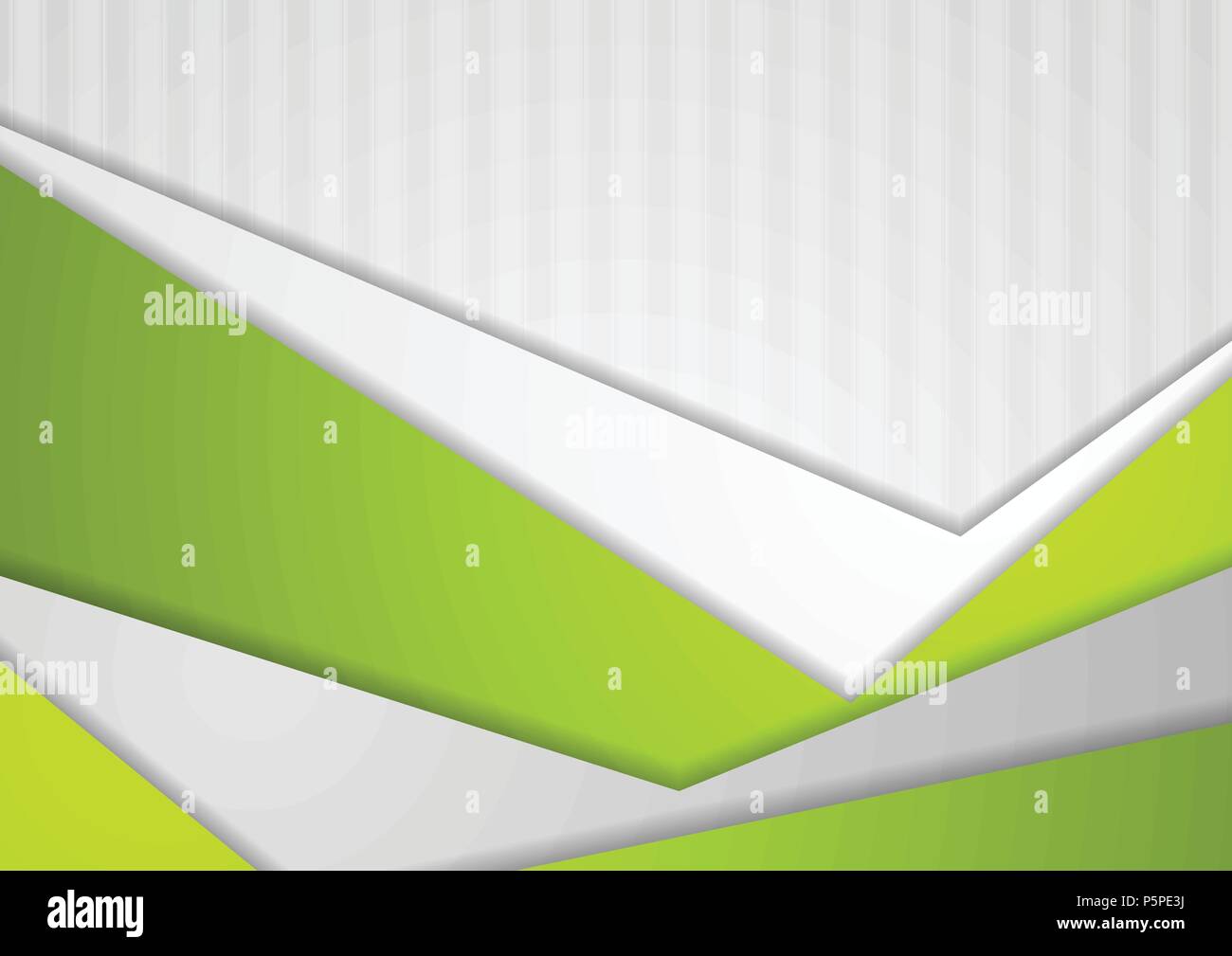 Abstrakt Grün und Grau geometrischen Hintergrund. Helle Vector Graphic Design Broschüre Stock Vektor