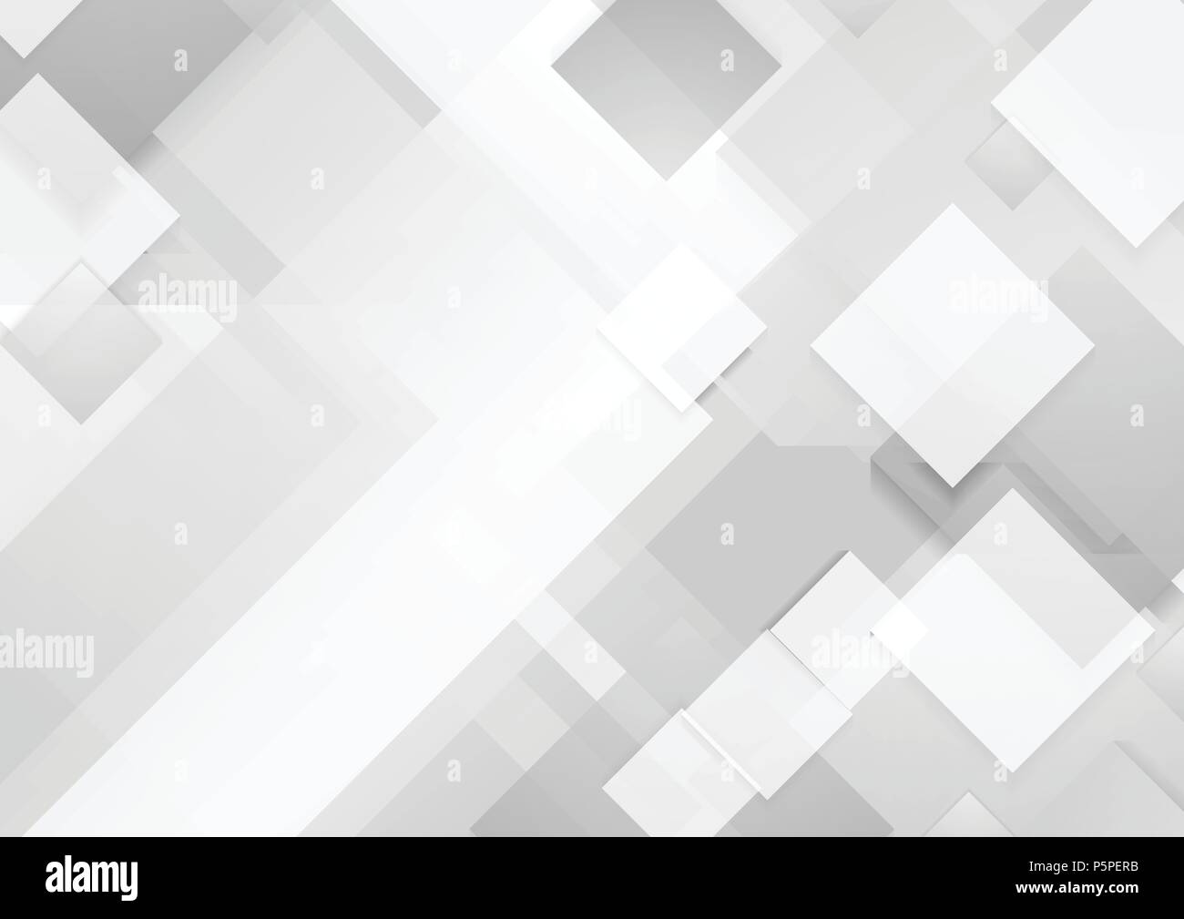 Minimale futuristische Corporate tech Grau und Weiß vector Hintergrund Stock Vektor