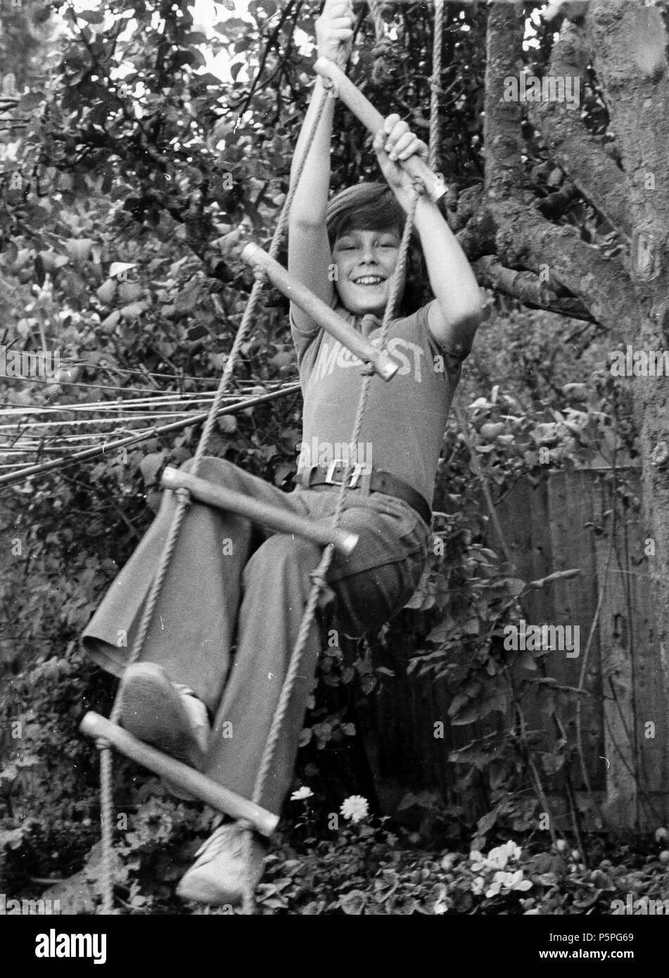 Darren brennen, 70 s Stockfoto