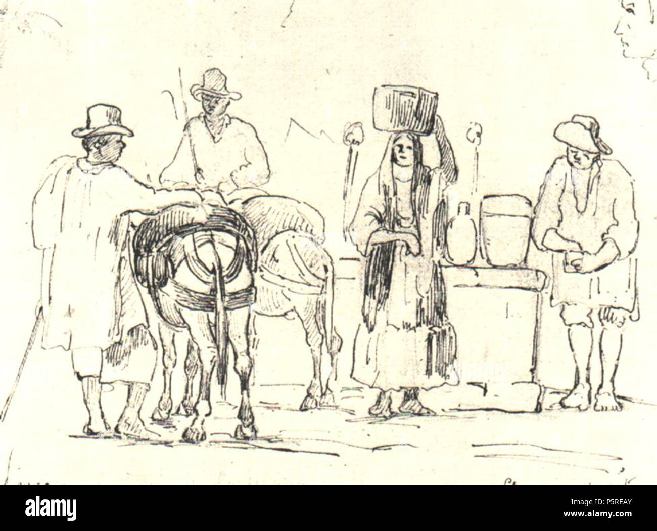 N/A. Spanisch: Escenas del Mercado. 1853. Camille Pissarro (1830-1903) Jakob Alternative Namen Camille Pissarro, Camille-Abraham - Jakob Pissarro Beschreibung Danish-French Maler, Künstler und Reisende Datum der Geburt / Tod 10. Juli 1830 13. November 1903 Ort der Geburt / Tod Charlotte Amalie Paris arbeiten Standort Paris, Pontoise (1872-1882), Osny (Dezember 1882 - ....), Louveciennes, Éragny-sur-Oise, Niederlande (1894-1898), Amsterdam (1898) Kontrolle: Q 134741 VIAF: 14775224 ISNI: 0000 0001 1021 465 X ULAN: 500001924 LCCN: n 50010995 WGA: PISSARRO, Camille Camille Festlandes WorldCat 265 Stockfoto