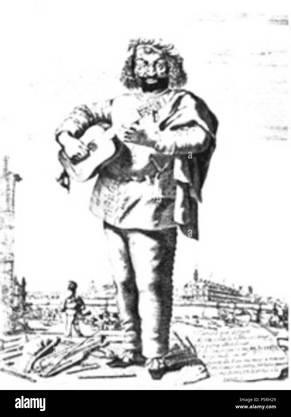 N/A. Brighella, Commedia dell'arte. 1700. Diese Datei fehlt, Informationen zum Autor. 235 Brighella Stockfoto