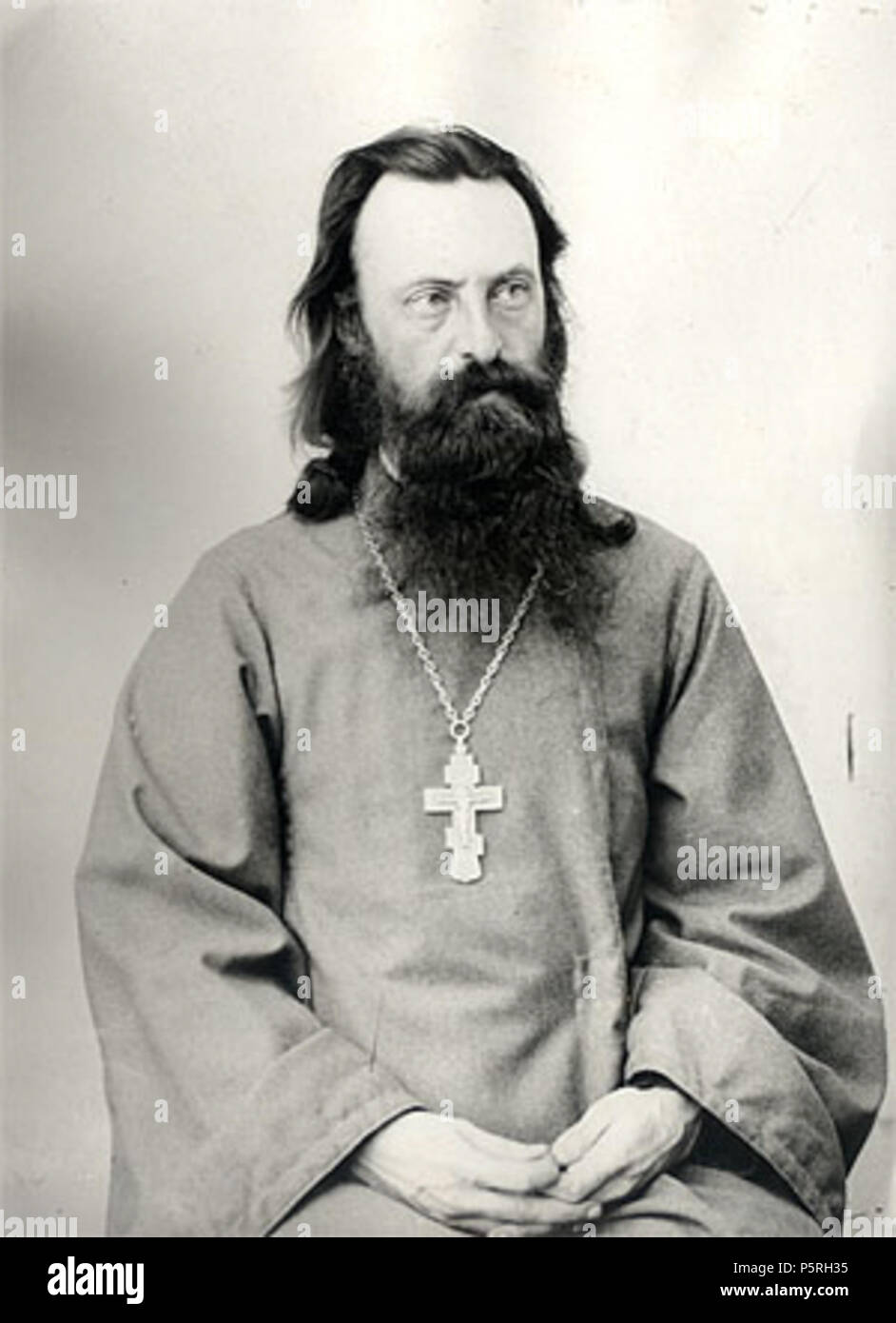 N/A. Englisch: Vater Aleksandr Ivanovich Brilliantov, Priester, sozialistisch-revilutioner, Mitglied der zweiten russischen Staatsduma, 1907. 1907. Unbekannter Fotograf 236 Brilliantov Stockfoto