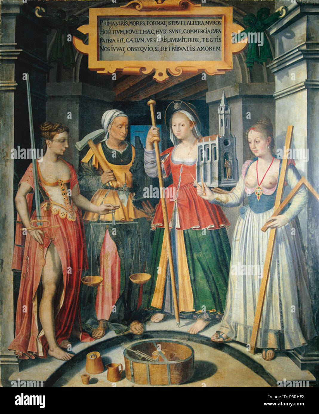 Französisch: Les Quatre Bewegun du Capitoulat toulousain zwischen 1576 und 1600. N/A 128 Arnaut Quatre Bewegun du Capitoulat (RO 29) Stockfoto