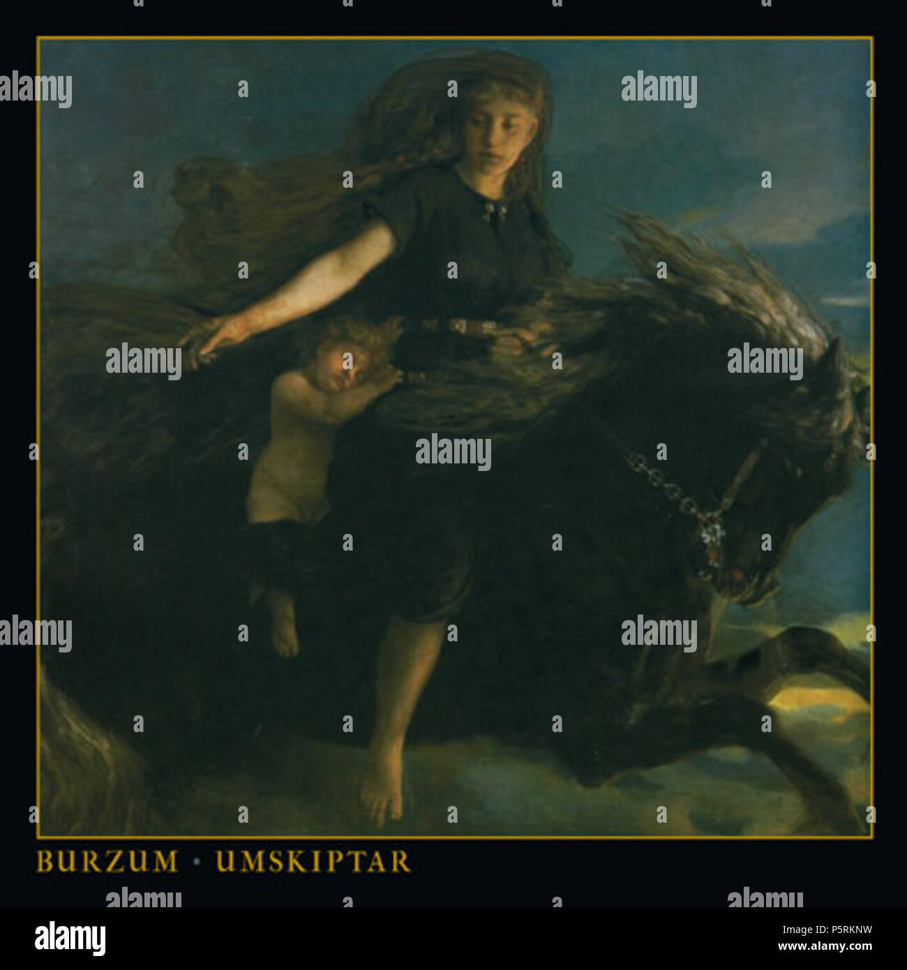 N/A. Englisch: Album Cover von Umskiptar. 2012. Peter Joseph Lenné, Burzum 251 Burzum - Umskiptar Stockfoto