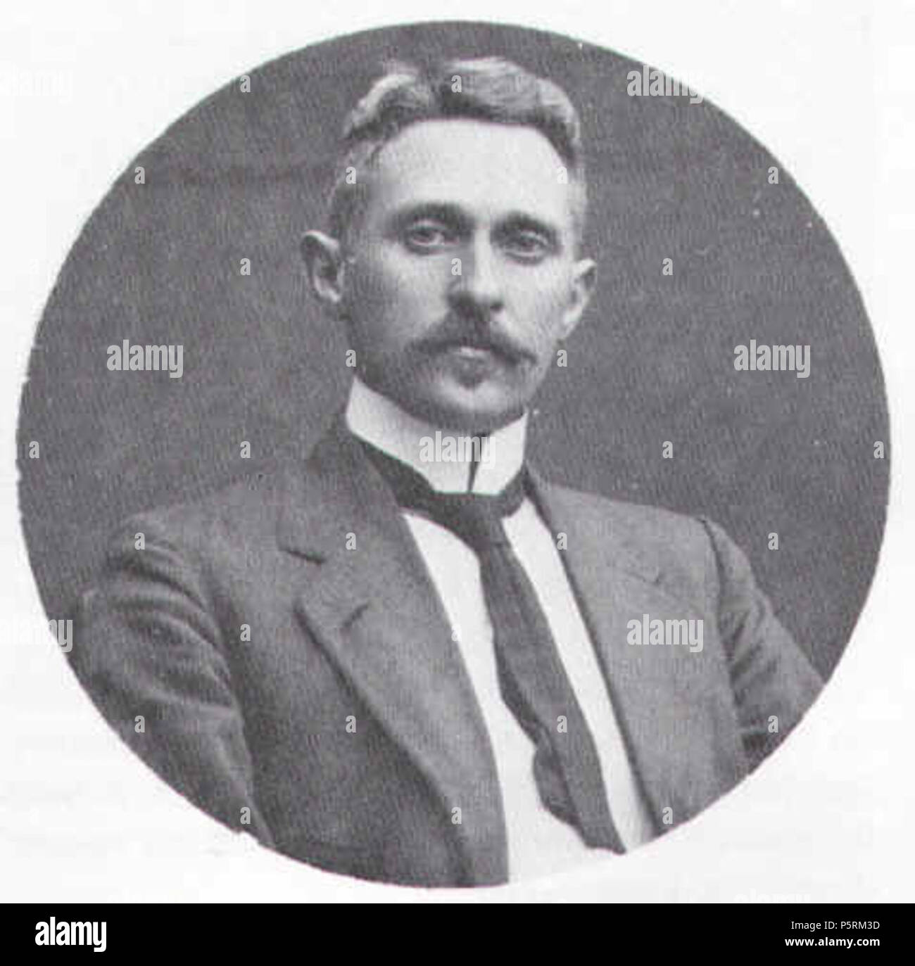 N/A. Nederlands: Portret van Cees Rienks de Boer. Foto.Um 1910. Anonym 285 Cees Rienks de Boer Stockfoto