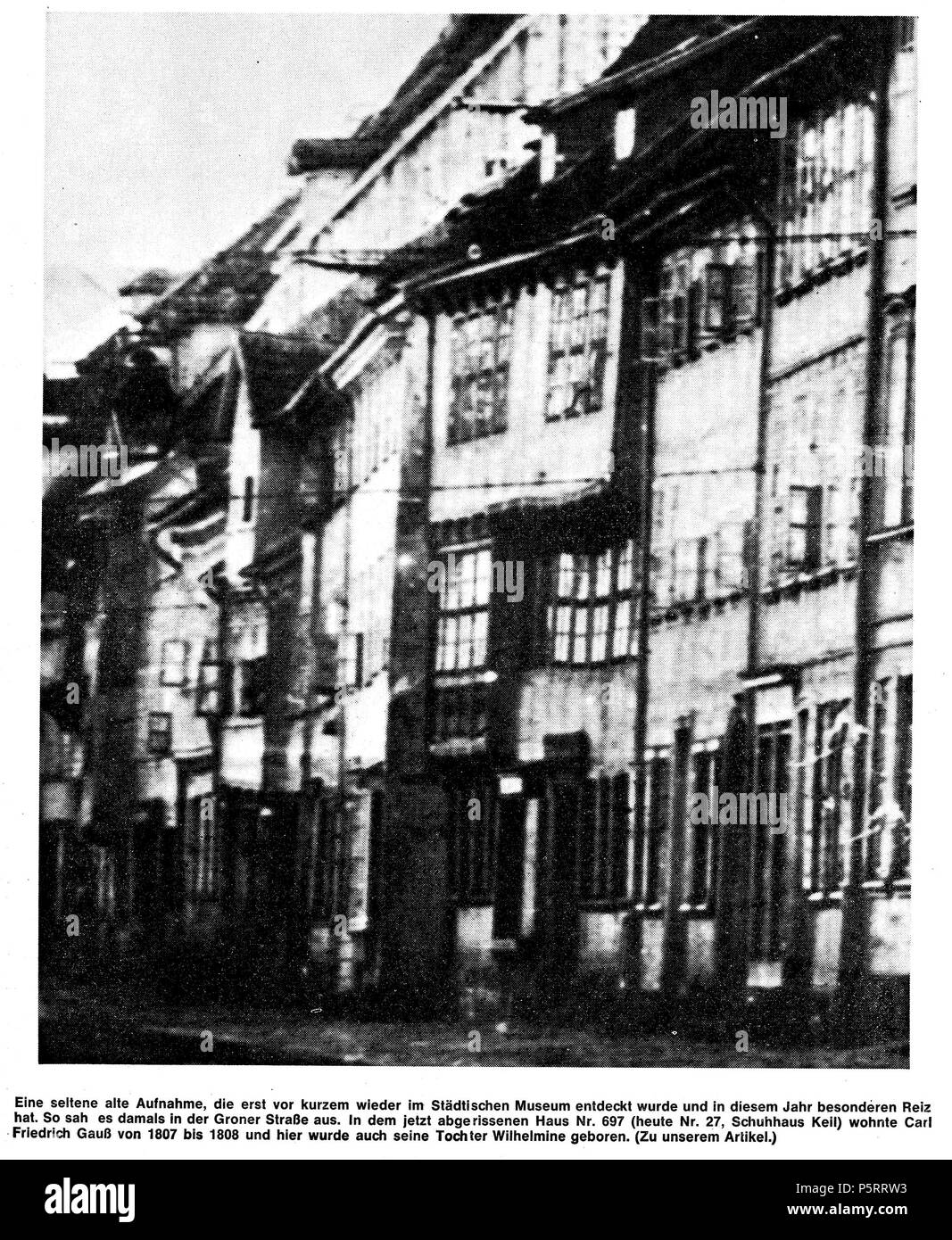 272 Carl Friedrich Gauß, 012 Stockfoto