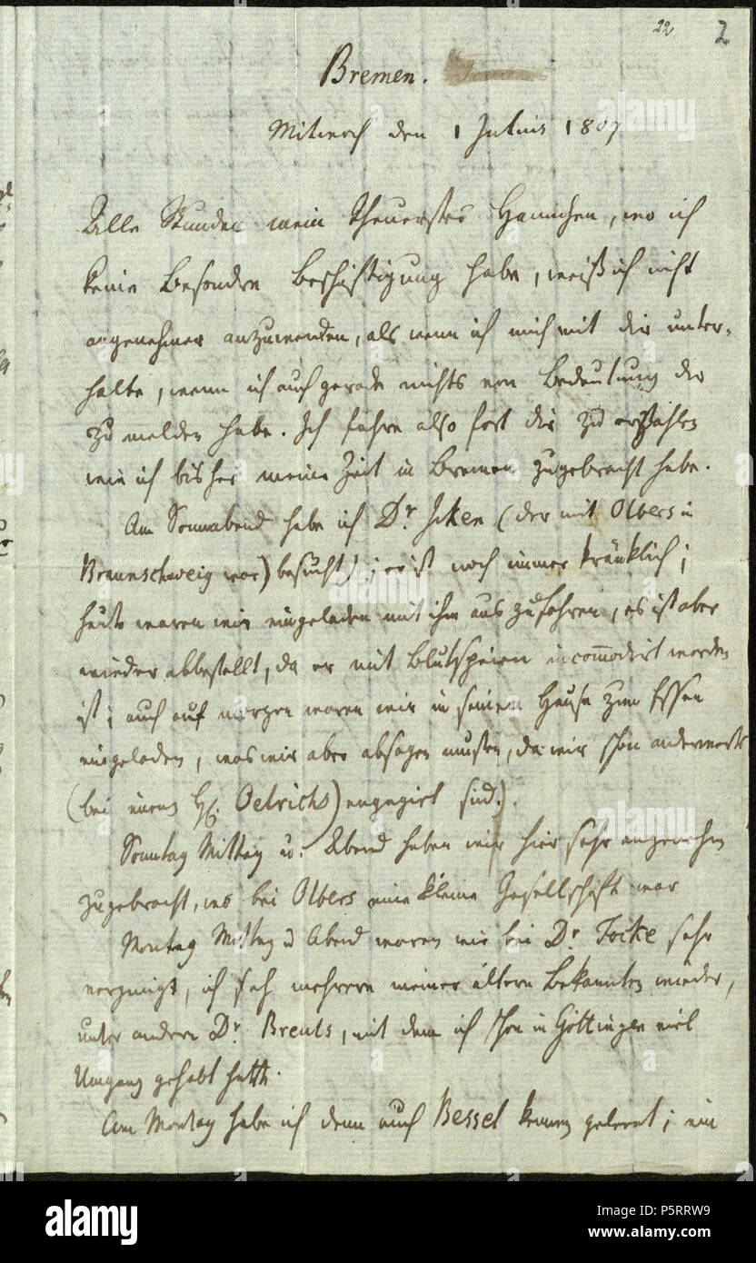 272 Carl Friedrich Gauß, 016 Stockfoto