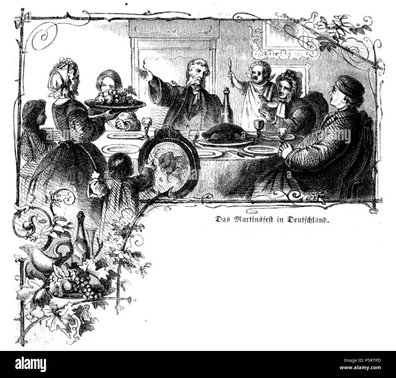 N/A. Das martinsfest in Deutschland. 1863. Unbekannt 414 Das festliche Jahr img 369 Das martinsfest in Deutschland Stockfoto