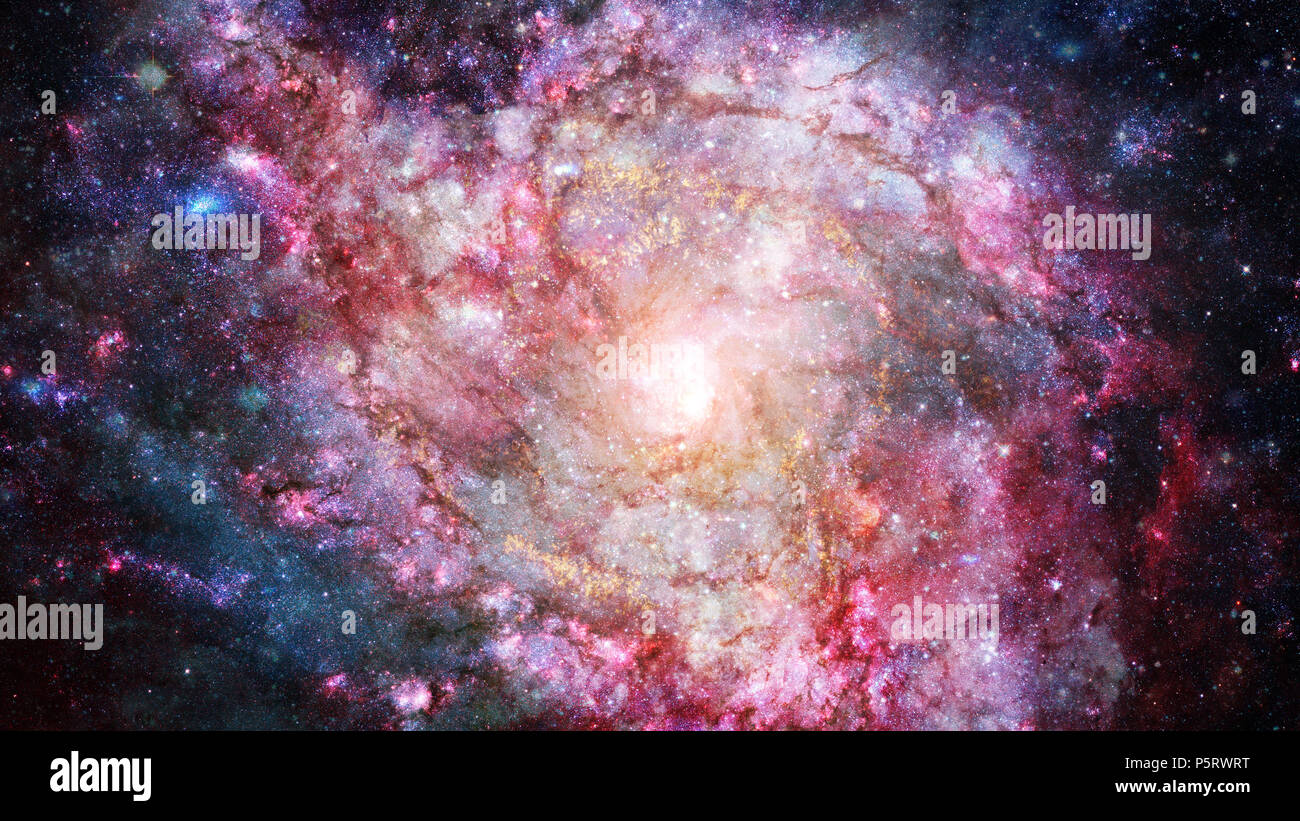 Dreamscape Galaxy. Elemente dieses Bild von der NASA eingerichtet. Stockfoto