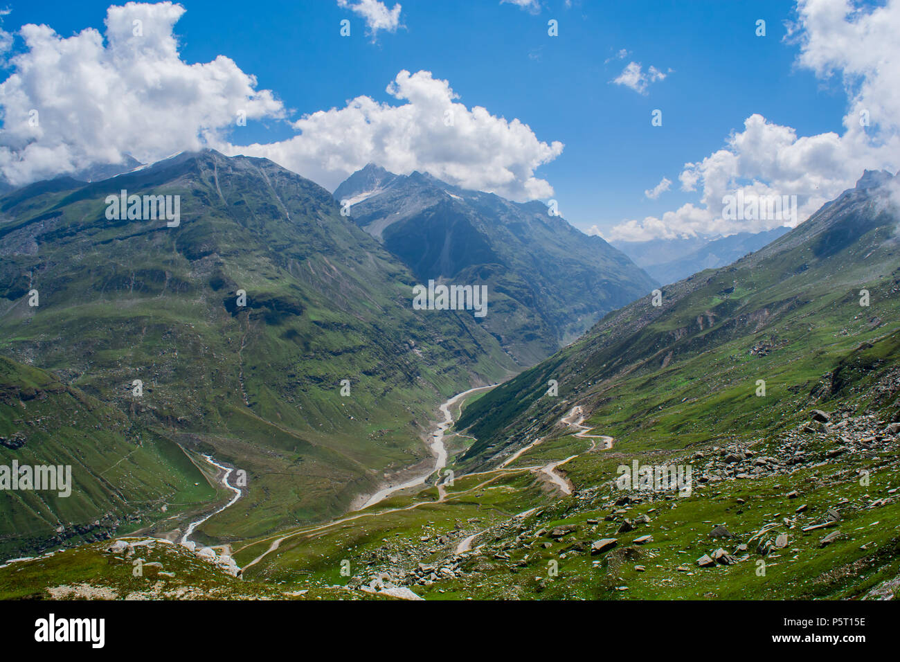 Landschaft Ausblicke auf rothang Tal Stockfoto