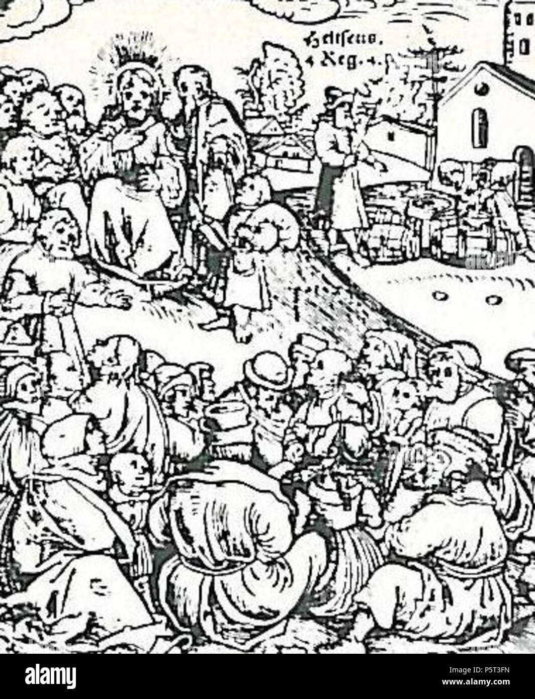 N/A. - Maler, Zeichner, Grafiker und Maler N/A415 Das Vaterunser 5 (Lucas Cranach d A) Stockfoto