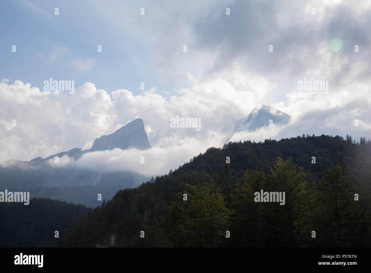 Watzmann Berchtesgadener Land Berge Berg Stockfoto