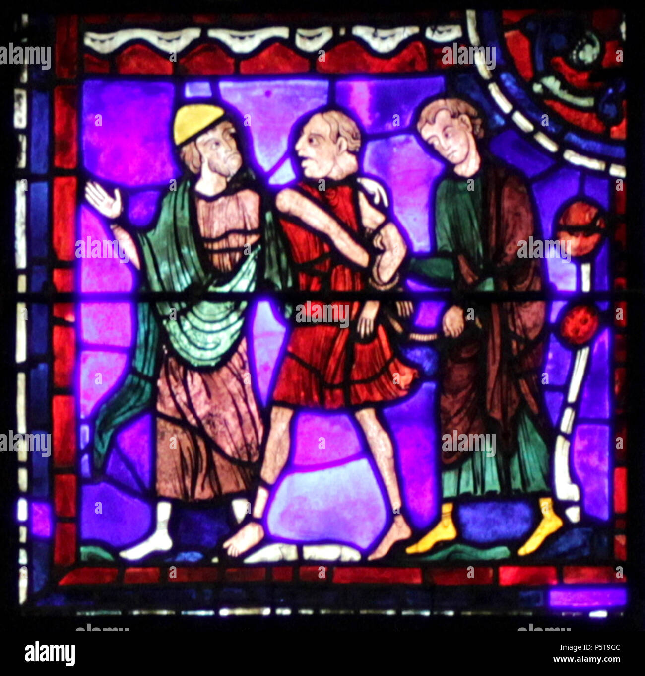 N/A. Das Leben des Hl. Martin - Chartres - untere Paneel. Michelet - (Talk) 06:24, 17. Dezember 2016 (UTC) 334 Chartres-020C 5 Stockfoto