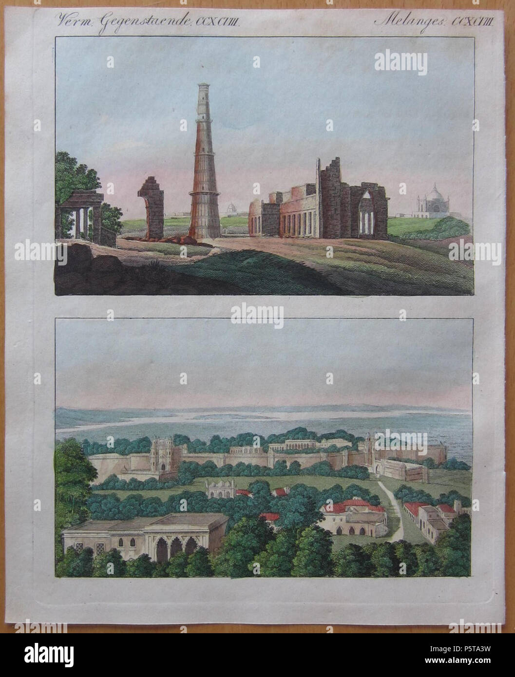 N/A. Einige Wunder von Indien von Friedrich und Carl Bertuch, 1801-15 Quelle: ebay, März 2005 "Drei handkoloriert copperplage Gravuren: "INDISCHE TRACHTEN', 'INDISCHE BÜSSENDE" & "INDISCHE GAUKLER." Platte 1: Mönch, Fakir, Schriftsteller und Prozession Wagen.[1. Hinduistische Bettelmönche friar (pandarum); 2. Fakir; 3. Sekretärin oder Schreiber; 4. Schlitten geladen mit den Götzen; 5. Hackery (Taxi).] Platte 2: Drei Büßer. Platte 3: Tumbler und Schlangenbeschwörer. Diese sind Platten Nr. 16 bis 18 von Vol.11 der zweiten Ausgabe von "Bilderbuch zum Nutzen und Vergnügen der Jugend', erste verfasst und von Friedrich Justin Bertuch veröffentlicht. Stockfoto