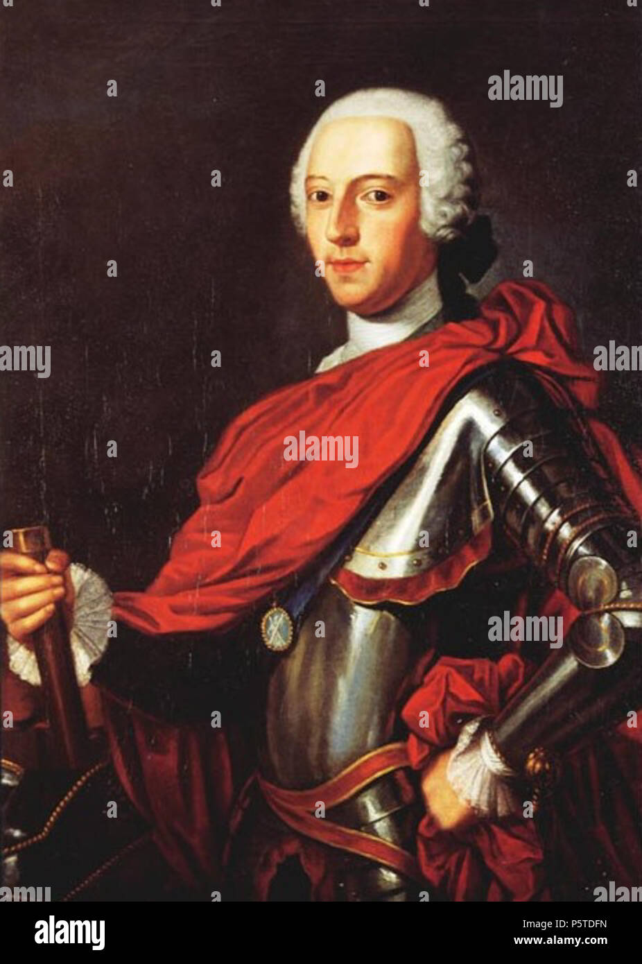 N/A. Englisch: ein Porträt von Charles Edward Stuart, der Junge Anwärter auf den Thron von Großbritannien, Irland und Frankreich. . Diese Datei fehlt, Informationen zum Autor. 275 Carlos Eduardo Stuart Infante de Anglais Stockfoto