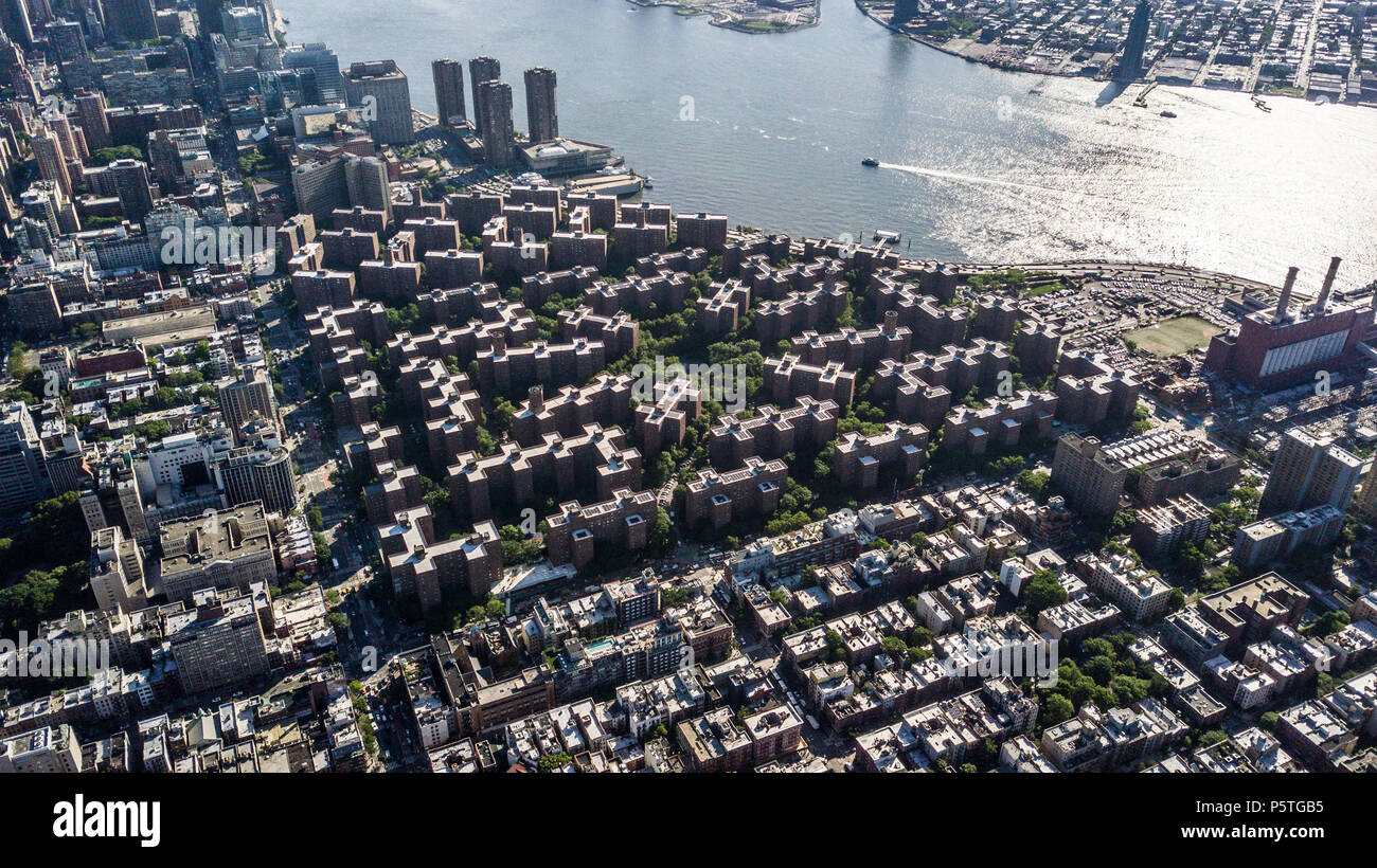 Stuyvescent Stadt oder Peter Cooper Village, Manhattan, New York City, USA Stockfoto
