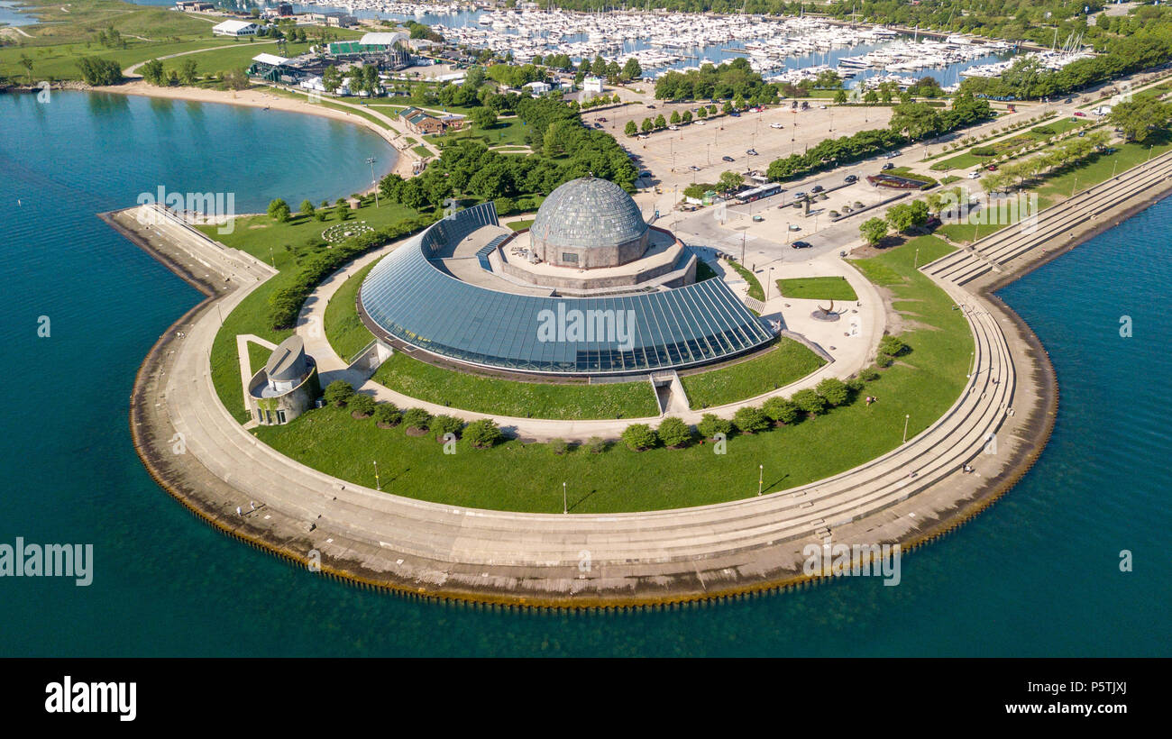 Adler Planetarium, Chicago, IL, USA Stockfoto