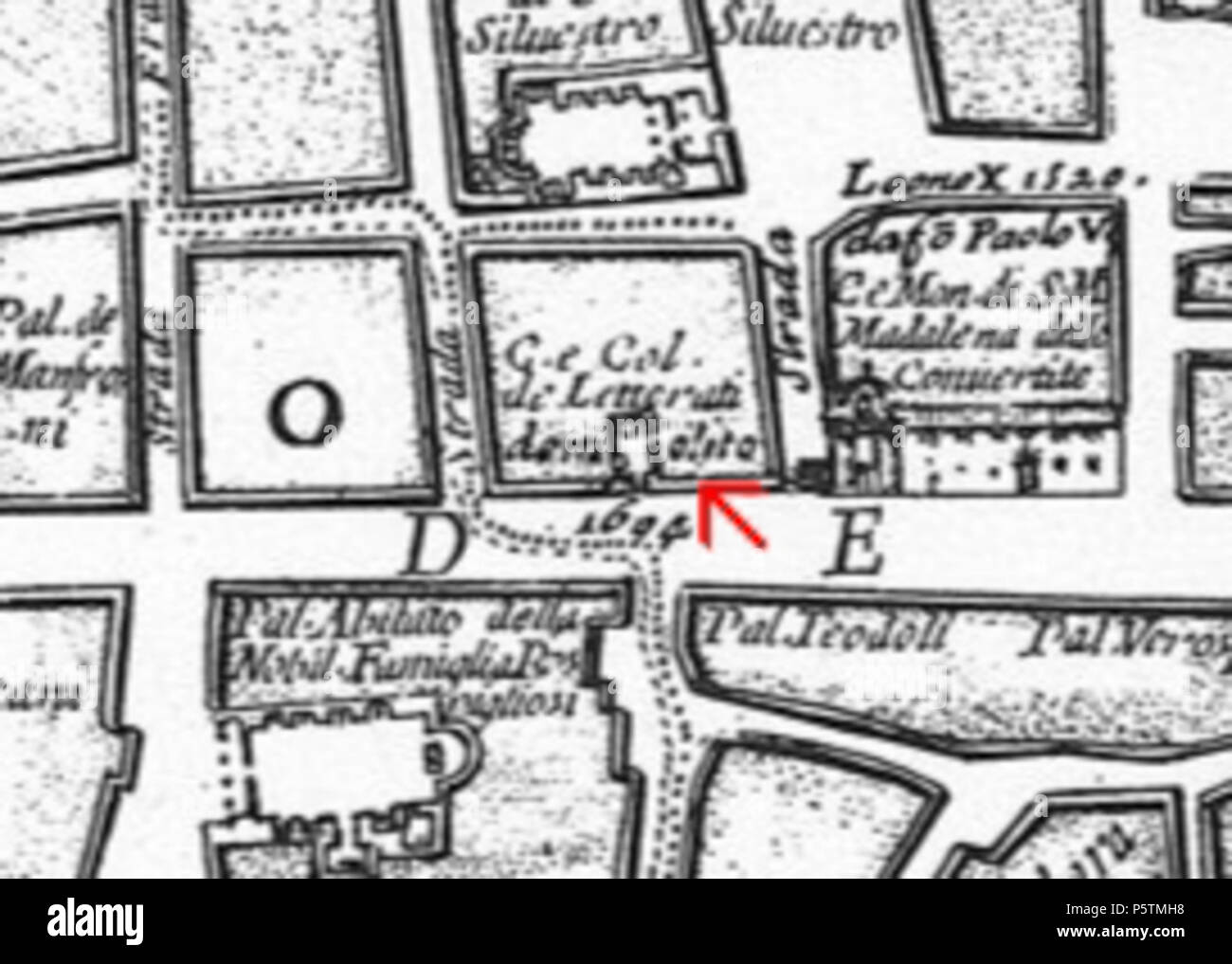 427 De Rossi 1668 Madonna della Carità del Litterato Stockfoto