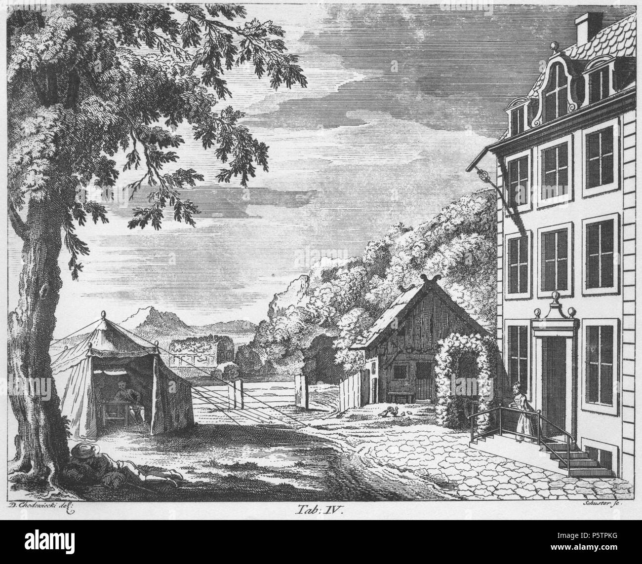 N/A. Registerkarte. Iv. Wohnungen in Höhlen, Kabanen, Laubhütten, Zelten, ländlichen und städtischen Häusern. (Beschreibung Lt. Quelle). 1774. Daniel Chodowiecki (1726 - 1801) Alternative Namen Daniel Nikolaus Chodowiecki Beschreibung deutsch-polnischen Maler und Graphiker Geburtsdatum / Tod 16. Oktober 1726 vom 7. Februar 1801 Ort der Geburt / Todes Gdask Berlin Standort Berlin Authority control: Q 696720 VIAF: 59092320 ISNI: 0000 0001 2134 8231 ULAN: 500014861 50038187 LCCN: n NLA: 36058735 WorldCat 340 Chodowiecki Basedow Tafel 4. Stockfoto