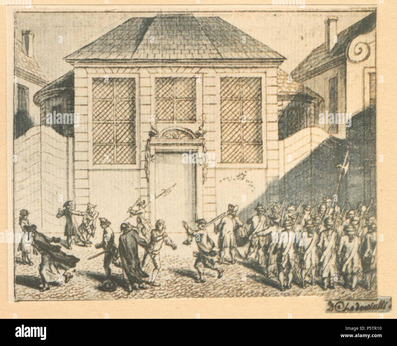 N/A. Registerkarte. LXXX C. Ein Aufruhr der Christen gegen die Juden. (Beschreibung Lt. Quelle). ca. 1770. Daniel Chodowiecki (1726 - 1801) Alternative Namen Daniel Nikolaus Chodowiecki Beschreibung deutsch-polnischen Maler und Graphiker Geburtsdatum / Tod 16. Oktober 1726 vom 7. Februar 1801 Ort der Geburt / Todes Gdask Berlin Standort Berlin Authority control: Q 696720 VIAF: 59092320 ISNI: 0000 0001 2134 8231 ULAN: 500014861 50038187 LCCN: n NLA: 36058735 WorldCat 341 Chodowiecki Basedow Tafel 80c Z Stockfoto