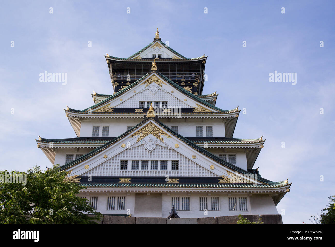 Burg von Osaka Stockfoto