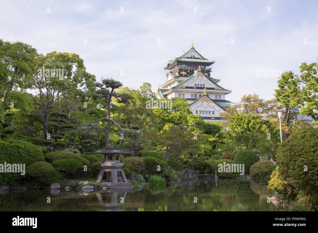 Burg von Osaka Stockfoto