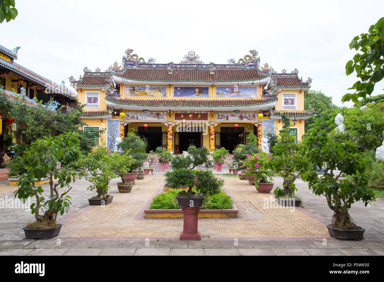 Phap Bao Tempel in Hoi An, Vietnam. Stockfoto