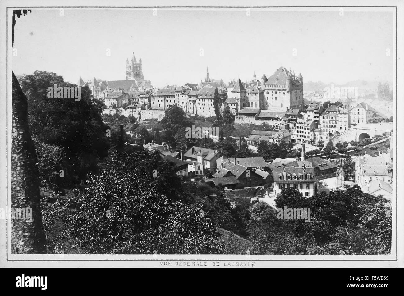 321 CH-NB-Souvenir Lac de Genève-nbdig -18957-008 Stockfoto