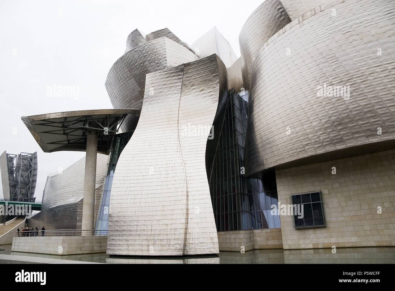 Bilbao, Museo Guggenheim. Stockfoto