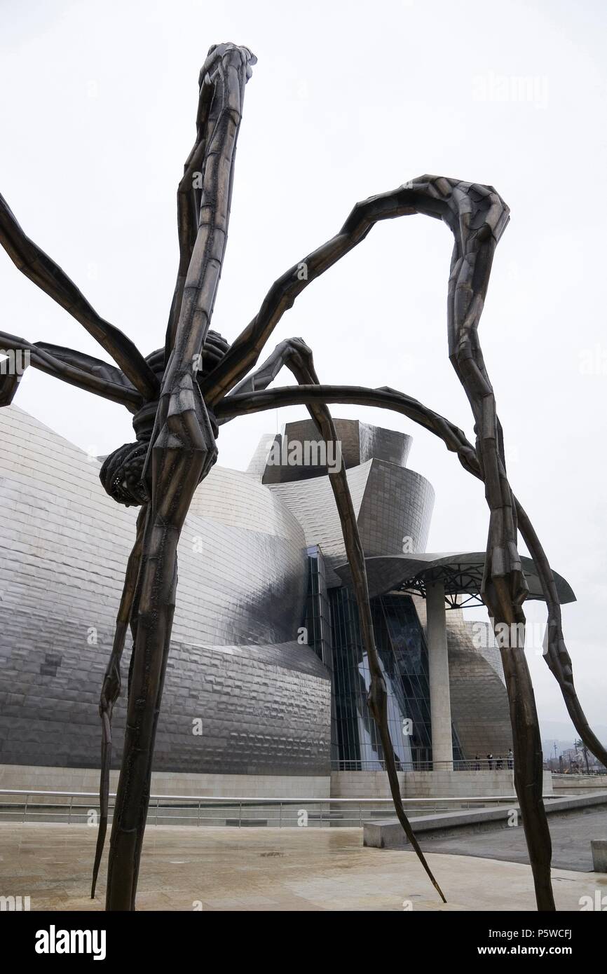 Bilbao, Museo Guggenheim. Stockfoto